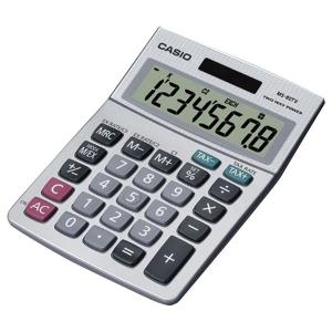CASIO MS-80TV Solar Desktop Calculator with 8-Digit Display