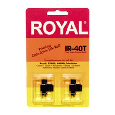 Royal IR-40T Ink Pack for Model TC-100 Time Clock - 2 Pack
