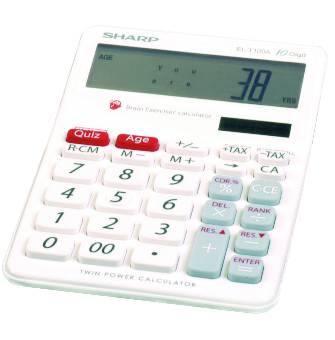 SHARP ELT100AB  BRAIN  EXERCISER CALCULATOR